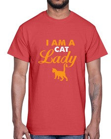 I am a cat lady- cats- Cotton Tee