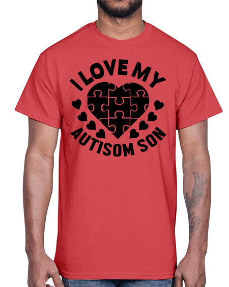 I love my Style 45#- autism- Cotton Tee