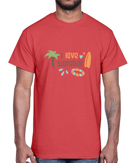 I love summer 91#- summer- Cotton Tee