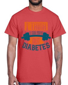 I think I can wipe out diabetes Style 30#- diabetes- Cotton Tee