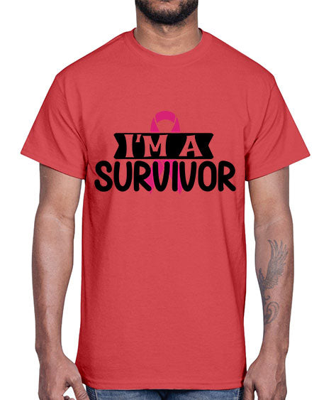 Im a Survivor 17#- breast cancer- Cotton Tee