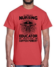 Im a nursing Style 227#- nurse- Cotton Tee