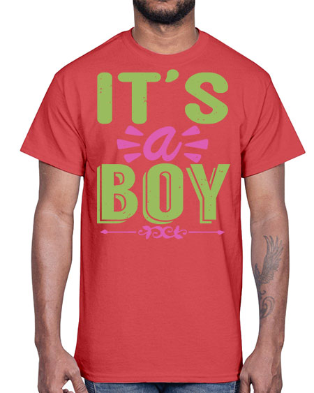 Its A Boy Style 130#- baby- Cotton Tee