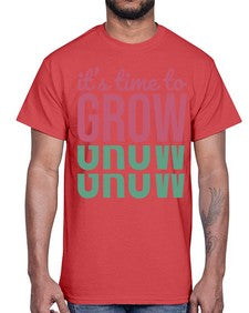 Its Time to Grow 9#- internet- Cotton Tee