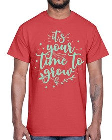 Its Your Time to Grow 8#- internet- Cotton Tee