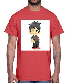 Kid 149#- cartoon general- Cotton Tee