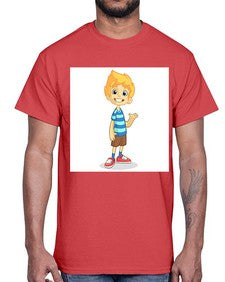 Kid 151#- cartoon general- Cotton Tee