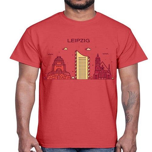 Leipzig 1128#- cities- Cotton Tee