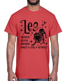 Leo 278#- leo- Cotton Tee