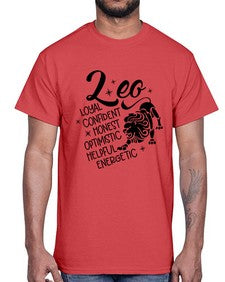 Leo 282#- leo- Cotton Tee