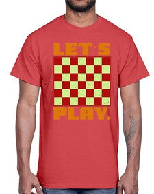 Lets play 135#- chess- Cotton Tee