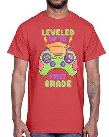 Leveled up to first Grade 467#- first grade- Cotton Tee