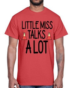 Little miss talks a lot 488#- general school- Cotton Tee