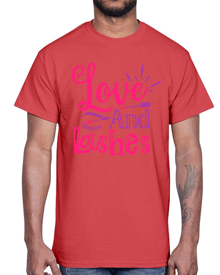 Love And Lashes Style 226#-makeup Cotton Tee