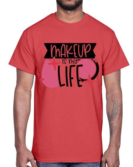 Makeup Is My Life Style 45#-makeup Cotton Tee