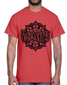 Mandala Beauty 757#- mandala- Cotton Tee