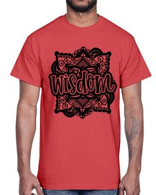 Mandala Wisdom 765#- mandala- Cotton Tee