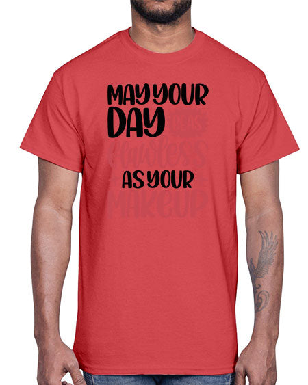 May Your Day Be As Flawless As Your Makeup Style 37#-makeup Cotton Tee