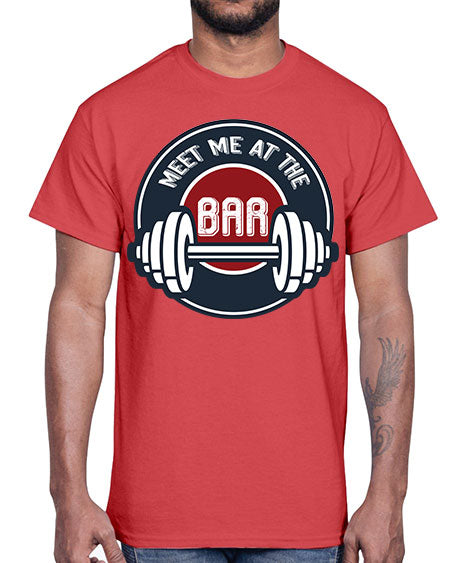 Meet me at the bar- sports general- Cotton Tee