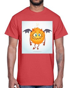 Monster 177#- cartoon general- Cotton Tee