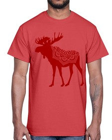 MooseMandala 940#- mandala- Cotton Tee