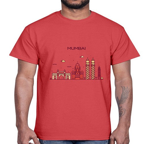 Mumbai 1384#- cities- Cotton Tee