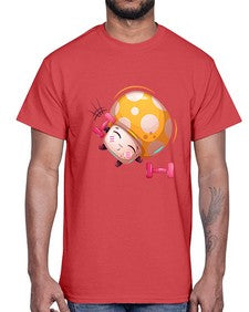 Mushroom 190#- cartoon food- Cotton Tee