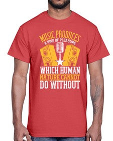 Music produces a kind of pleasure which human nature cannot do without 36#- dance2- Cotton Tee