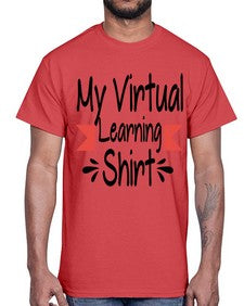 My Virtual Learning Shirt 555#- librarian- Cotton Tee
