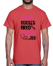 Nurses Need Shots Too Style Style 1252#- nurse- Cotton Tee