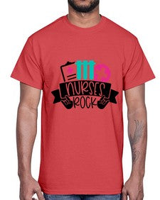 Nurses Rock Style Style 1253#- nurse- Cotton Tee