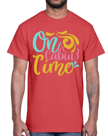 ON CABIN TIME Style 59#- summer- Cotton Tee