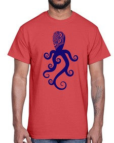 OctopusMandalaPNG 960#- mandala- Cotton Tee