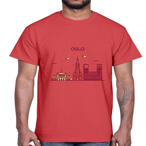 Oslo 1554#- cities- Cotton Tee