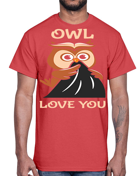 Owl Love You A TurtleRabbit 12#- owl- Cotton Tee