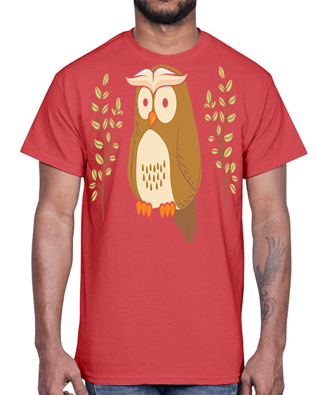 Owl of Athena Long Sleeve A TurtleRabbit 14#- owl- Cotton Tee