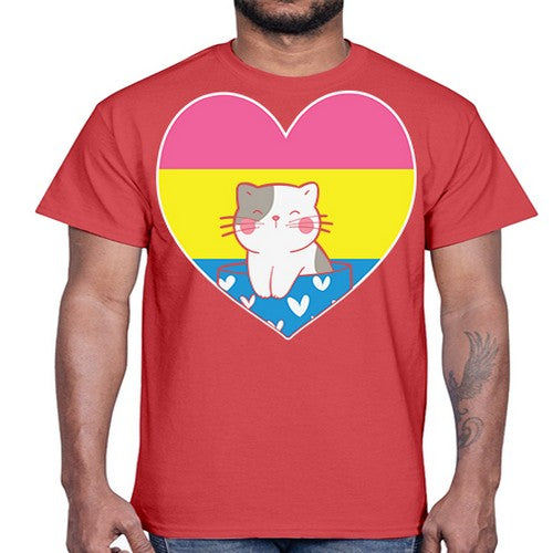 Pansexual Kawaii Cat Anime Art Anime 272#- anime- Cotton Tee
