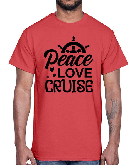 Peace love cruise 01#- summer- Cotton Tee