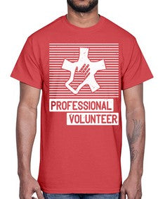 Professional Volunteer Style 36#- volunteer- Cotton Tee