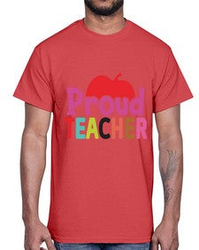Proud Teacher 1341#- teacher- Cotton Tee