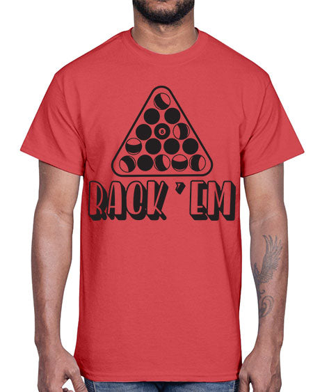 Rack em 558#- billards- Cotton Tee