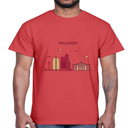 Raleigh 1710#- cities- Cotton Tee