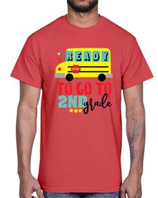 Ready to go second grade 724#- second grade- Cotton Tee