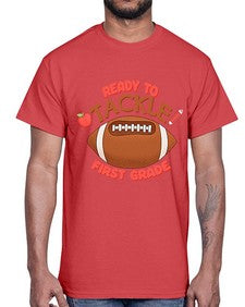 Ready to tackle first Grade 742#- first grade- Cotton Tee