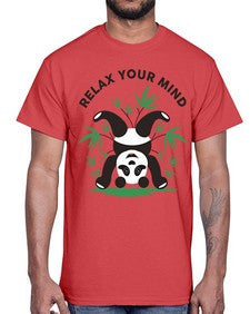 Relax Your Mind 496#- yoga- Cotton Tee