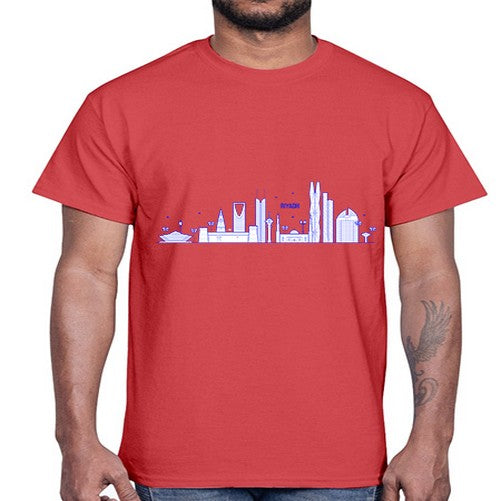 Riyadh 1743#- cities- Cotton Tee