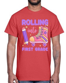 Rolling into first Grade 785#- first grade- Cotton Tee