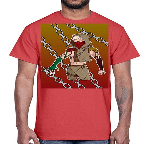 Rose and demon 75#- anime- Cotton Tee