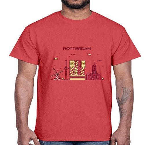 Rotterdam 1754#- cities- Cotton Tee