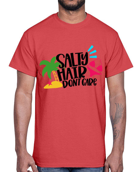 Salty Hair Dont Care Style 29#- summer- Cotton Tee